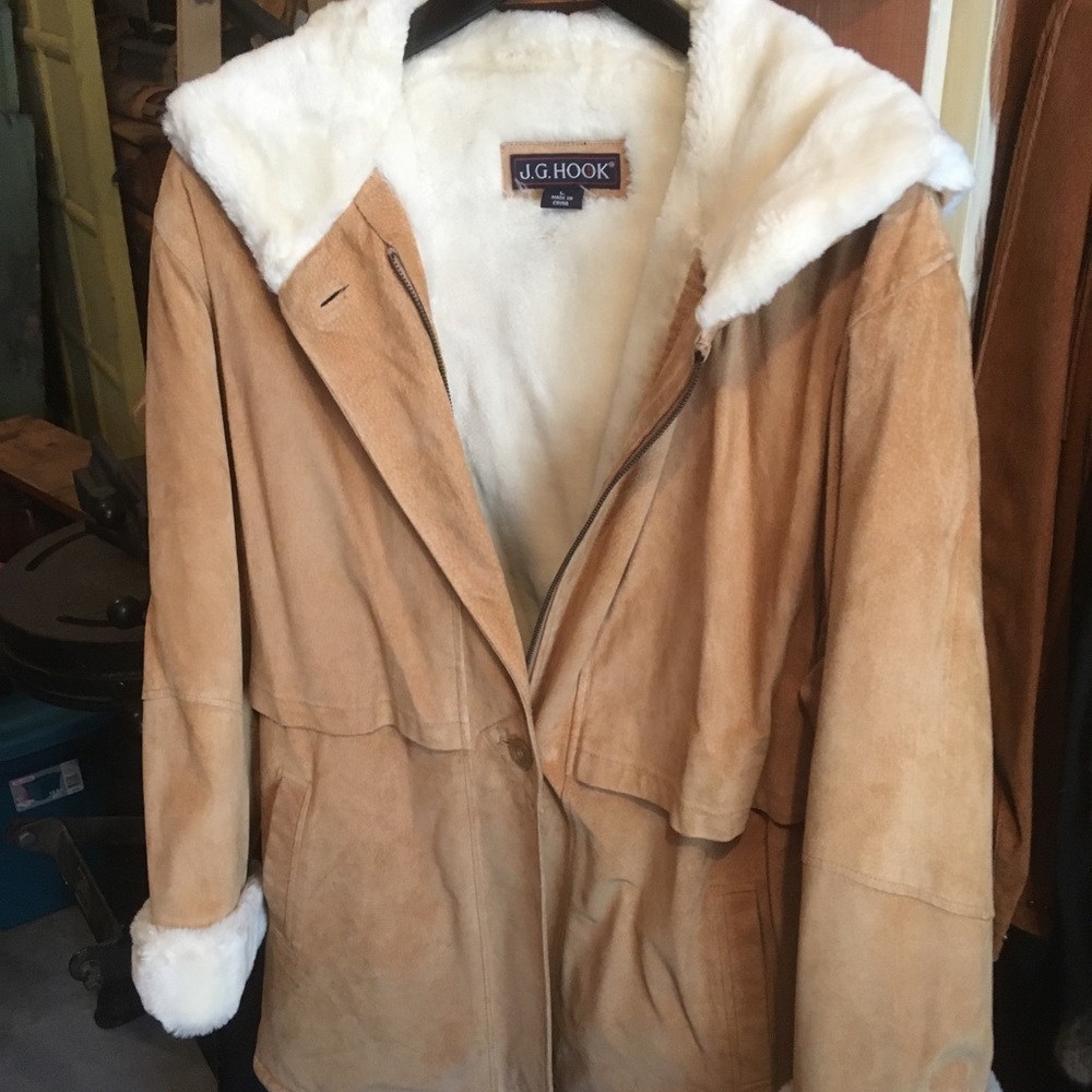 Heavyweight Super Warm Suede Long Coat